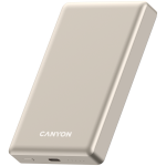 Външна батерия CANYON power bank OnPower 510 slim Magnetic 10000 mAh PD20W Beige Външна батерия CANYON power bank OnPower 510 slim Magnetic 10000 mAh PD20W Beige