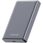 Външна батерия CANYON power bank OnPower 510 slim Magnetic 10000 mAh PD20W Dark Grey Външна батерия CANYON power bank OnPower 510 slim Magnetic 10000 mAh PD20W Dark Grey