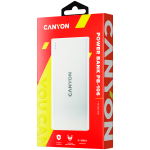 Външна батерия CANYON power bank PB-106 10000 mAh White Външна батерия CANYON power bank PB-106 10000 mAh White