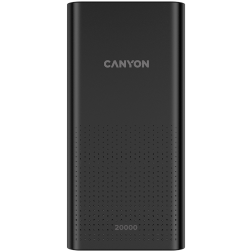 Външна батерия CANYON power bank PB-2001 20000 mAh Black Външна батерия CANYON power bank PB-2001 20000 mAh Black