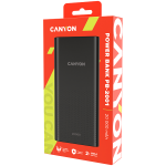 Външна батерия CANYON power bank PB-2001 20000 mAh Black Външна батерия CANYON power bank PB-2001 20000 mAh Black