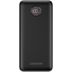Външна батерия CANYON power bank PB-2002 LED 20000 mAh PD 20W QC 3.0 Black