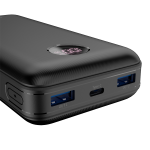 Външна батерия CANYON power bank PB-2002 LED 20000 mAh PD 20W QC 3.0 Black Външна батерия CANYON power bank PB-2002 LED 20000 mAh PD 20W QC 3.0 Black