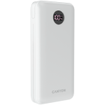Външна батерия CANYON power bank PB-2002 LED 20000 mAh PD 20W QC 3.0 White Външна батерия CANYON power bank PB-2002 LED 20000 mAh PD 20W QC 3.0 White