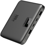 Външна батерия CANYON power bank PB-2008 LED FLAT 20000 mAh PD100W QC3.0 Dark Grey