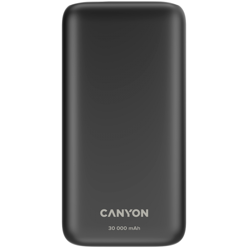 Външна батерия CANYON power bank PB-301 LED 30000 mAh PD 20W QC 3.0 Black