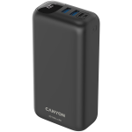 Външна батерия CANYON power bank PB-301 LED 30000 mAh PD 20W QC 3.0 Black
