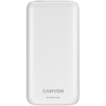 Външна батерия CANYON power bank PB-301 LED 30000 mAh PD 20W QC 3.0 White