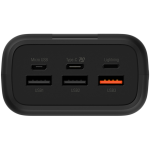 Silicon Power QX55 30.000mAh PowerBank > 500 charging cycles Triple USB-A Output, 1x Type-C In/Output , Triple input: Type-C, Micro-USB, Lightning, QC/PD, 30.000 mAh