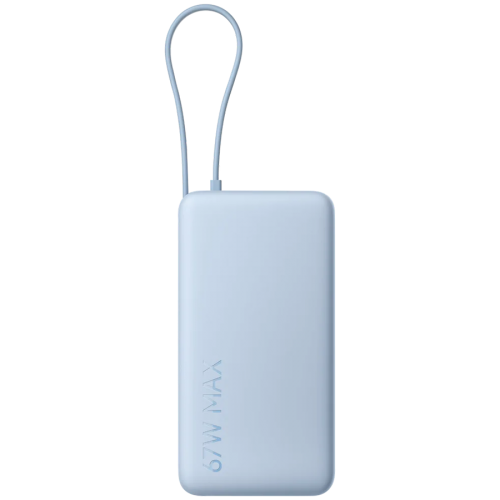 Xiaomi 67W Power Bank 20000 (Integrated Cable) Ice Blue Xiaomi 67W Power Bank 20000 (Integrated Cable) Ice Blue