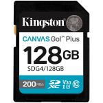 Карта памет KINGSTON 128GB SDXC Canvas Go Plus Gen4 200MB/s C10 UHS-I U3 V30