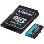 Карта памет KINGSTON 128GB microSDXC Canvas Go Plus Gen4 200MB/s A2 U3 V30 Card + Adapter