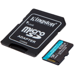 KINGSTON 512GB microSDXC Canvas Go Plus Gen4 200MB/s A2 U3 V30 Card + Adapter