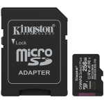 Карта памет Kingston 256GB microSDXC Canvas Select Plus Gen3 150MB/s A1 Card + Adapter