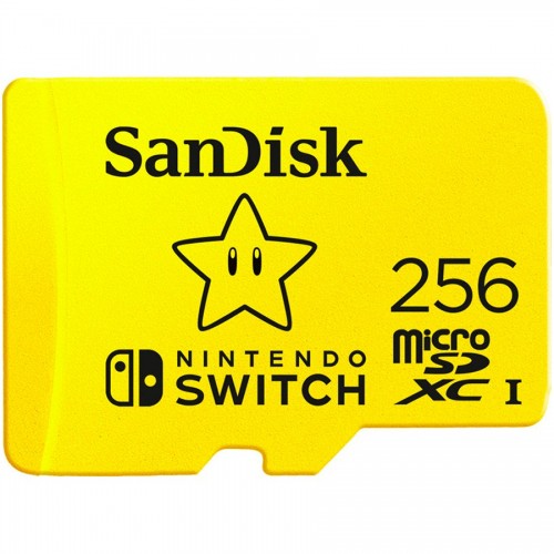 Памет SANDISK microSDXC card for Nintendo Switch 256GB, up to 100MB/s Read, 90MB/s Write, SDSQXAO-256G-GNCZN Памет SANDISK microSDXC card for Nintendo Switch 256GB, up to 100MB/s Read, 90MB/s Write, SDSQXAO-256G-GNCZN