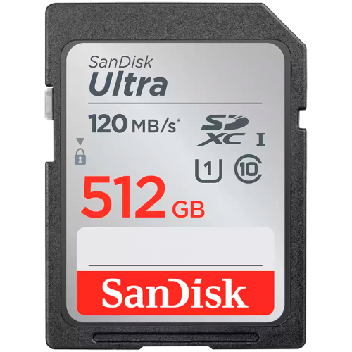 Карта памет SanDisk Ultra 512GB SDXC Memory Card 150MB/s, SDSDUNC-512G-GN6IN Карта памет SanDisk Ultra 512GB SDXC Memory Card 150MB/s, SDSDUNC-512G-GN6IN