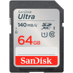 Карта памет SanDisk Ultra 64GB SDXC Memory Card 140MB/s, SDSDUNB-064G-GN6IN