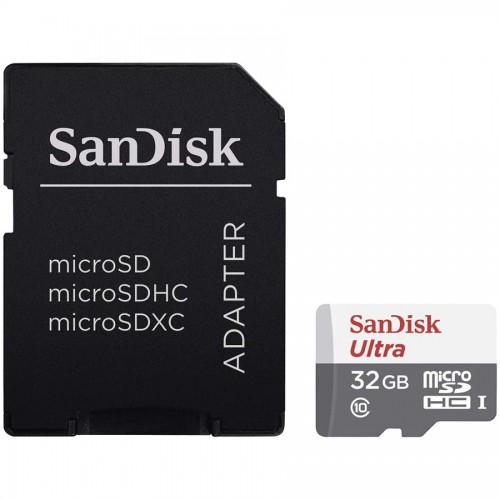 Карта памет SANDISK Ultra microSDHC UHS-I, 32GB, SDSQUNR-032G-GN3MA