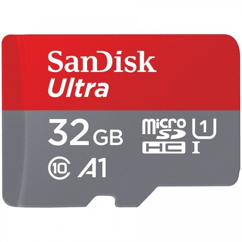 SanDisk Ultra microSDHC 32GB + SD Adapter 120MB/s A1 Class 10 UHS-I SanDisk Ultra microSDHC 32GB + SD Adapter 120MB/s A1 Class 10 UHS-I