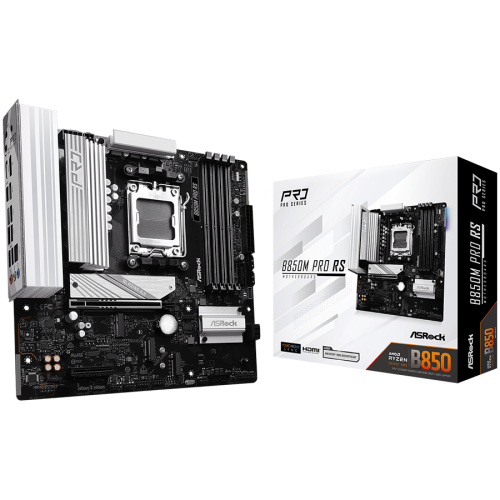 Дънна платка ASROCK B850M PRO RS, AMD AM5 / 4DDR5 Дънна платка ASROCK B850M PRO RS, AMD AM5 / 4DDR5
