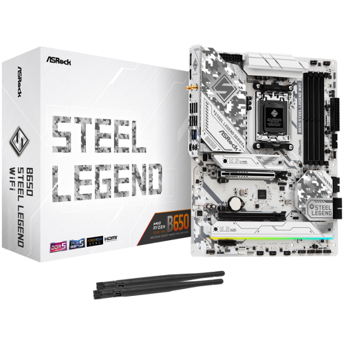 Дънна платка ASROCK B650 Steel Legend WiFi ATX AM5 DDR5 Дънна платка ASROCK B650 Steel Legend WiFi ATX AM5 DDR5