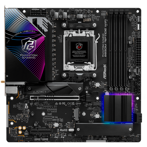 Дънна платка ASROCK B850M RIPTIDE WIFI mATX AM5 DDR5 Дънна платка ASROCK B850M RIPTIDE WIFI mATX AM5 DDR5