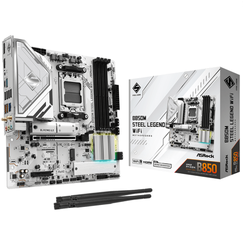 Дънна платка ASROCK B850M Steel Legend WiFi mATX AM5 DDR5