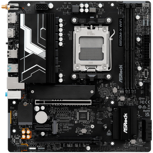 Дънна платка ASROCK B850M-X WIFI R2.0 mATX AM5 DDR5 Дънна платка ASROCK B850M-X WIFI R2.0 mATX AM5 DDR5