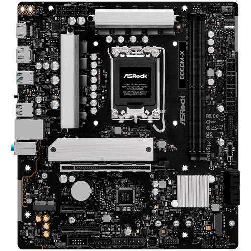 Дънна платка ASROCK B860M-X mATX LGA1851 DDR5 Дънна платка ASROCK B860M-X mATX LGA1851 DDR5