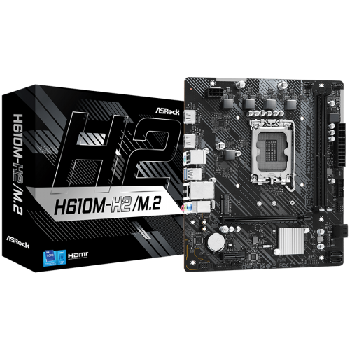 Дънна платка ASROCK H610M-H2/M.2 mATX LGA1700 DDR4