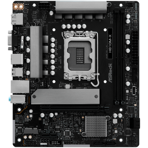 Дънна платка ASROCK H810M-X mATX LGA1851 DDR5 Дънна платка ASROCK H810M-X mATX LGA1851 DDR5