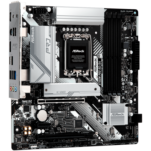 Дънна платка ASROCK MB Desktop B760M Pro RS, S1700, 4x DDR5, 1x PCIe 5.0 x16, 1x HDMI, 1x DP, micro ATX. Дънна платка ASROCK MB Desktop B760M Pro RS, S1700, 4x DDR5, 1x PCIe 5.0 x16, 1x HDMI, 1x DP, micro ATX.