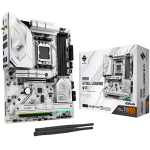 Дънна платка ASROCK B850 STEEL LEGEND WIFI, AM5, 4x DDR5, 1x PCIe 5.0 x16, 4x M.2, 4x SATA3, 1x HDMI, 9x USB 3.2, 3x USB-C, 2.5G LAN, 2x Wi-Fi 7, 1x HDMI, 1x SPDIF, ATX