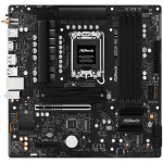 ASROCK MB Desktop B860M Pro-A Wi-Fi, S.1851, 4x DDR5, 1x PCIe 5.0 x16, 1x PCIe 4.0 x4, 1x Blazing M.2, 2x Hyper M.2, 4x SATA3, 2x USB-C, 5x USB 3.2, 6x USB 2.0, 1x RJ-45 2.5GB Lan, 802.11axe Wi-Fi 6E, BT 5.3 1x HDMI, 1x DP 1.4, mATX