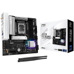 Дънна платка ASROCK B860M Pro Rs Wi-fi, S.1851, 4x DDR5, 1x PCIe 5.0 x16, 1x Blazing M.2, 2x Hyper M.2, 4x SATA3, 2x USB-C, 802.11axe Wi-Fi 6E + Bluetooth 5.3, ATX