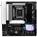 Дънна платка ASROCK B860M Pro Rs Wi-fi, S.1851, 4x DDR5, 1x PCIe 5.0 x16, 1x Blazing M.2, 2x Hyper M.2, 4x SATA3, 2x USB-C, 802.11axe Wi-Fi 6E + Bluetooth 5.3, ATX
