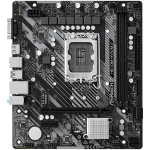 Дънна платка, ASROCK H610M-HVS (S1700, 2x DDR4, 1x PCIe 4.0 x16, 1x PCIe 3.0 x1, 1x SSD Ultra M.2 PCIe, 4x SATA3 6.0Gb/s, 4x USB 3.2, 6x USB 2.0, 1x VGA, 1x HDMI, 1x GLAN, mATX) Retail.