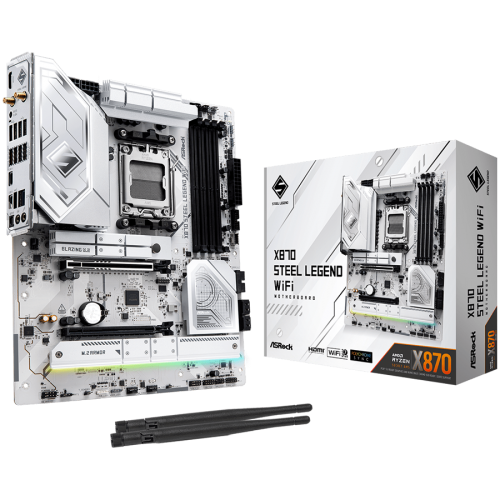 Дънна платка ASROCK X870 Steel Legend ATX AM5 DDR5 Дънна платка ASROCK X870 Steel Legend ATX AM5 DDR5