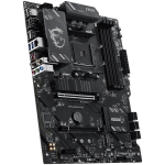 MSI B550 GAMING WIFI6E, ATX, Socket AM4, 4 DIMM, Dual Channel DDR4 up to 4800+(OC)MHz, 1x PCIe 4.0 x16 slot, 2x M.2 slots, 2x USB 3.2 Gen 1, 1x USB 3.2 Gen 2, 1x USB 3.2 Gen 2 Type-C, 4x USB 2.0, 1x HDMI,1x DP, 1G LAN, WIFI6E, 7.1 Audio, 3Y