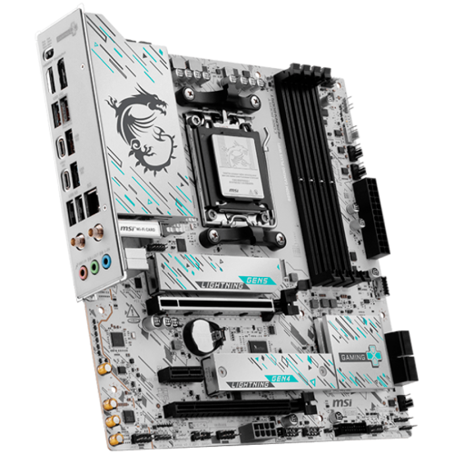 MSI B850M GAMING PLUS WIFI, mATX, Socket AM5, 4x DDR5 Dual Channel DDR5 up to 8200(OC)MHz, 2x PCIe x16 slot, 2x M.2 slot, 3x USB 5Gbps, 3x USB 10Gbps, 2x USB 10Gbps Type-C, HDMI, DP, 7.1 HD Audio, 5G LAN, WiFI 7, BT, 3Y MSI B850M GAMING PLUS WIFI, mATX, Socket AM5, 4x DDR5 Dual Channel DDR5 up to 8200(OC)MHz, 2x PCIe x16 slot, 2x M.2 slot, 3x USB 5Gbps, 3x USB 10Gbps, 2x USB 10Gbps Type-C, HDMI, DP, 7.1 HD Audio, 5G LAN, WiFI 7, BT, 3Y