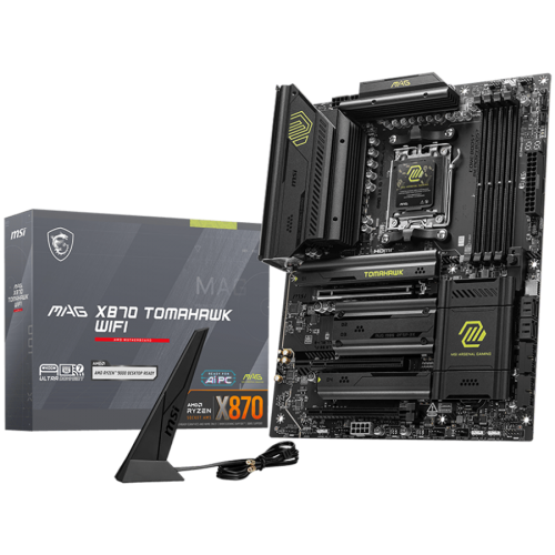 Дънна платка MSI MAG X870E TOMAHAWK WIFI, ATX, Socket AM5, 4x DDR5 Dual Channel DDR5 up to 8400(OC)MHz Дънна платка MSI MAG X870E TOMAHAWK WIFI, ATX, Socket AM5, 4x DDR5 Dual Channel DDR5 up to 8400(OC)MHz
