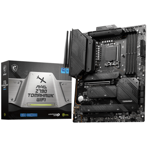 MSI MAG Z790 TOMAHAWK WIFI, ATX, Socket LGA 1700, Dual Channel DDR5 7200+(OC)MHz, 2x PCIe x16 slots, 4x M.2 slots, 1x HDMI, 1x DP, 4x USB 3.2 Gen2, 4x USB 3.2 Gen2, 4x USB 2.0, Type-C, 7.1 HD Audio, 2.5Gbps LAN MSI MAG Z790 TOMAHAWK WIFI, ATX, Socket LGA 1700, Dual Channel DDR5 7200+(OC)MHz, 2x PCIe x16 slots, 4x M.2 slots, 1x HDMI, 1x DP, 4x USB 3.2 Gen2, 4x USB 3.2 Gen2, 4x USB 2.0, Type-C, 7.1 HD Audio, 2.5Gbps LAN