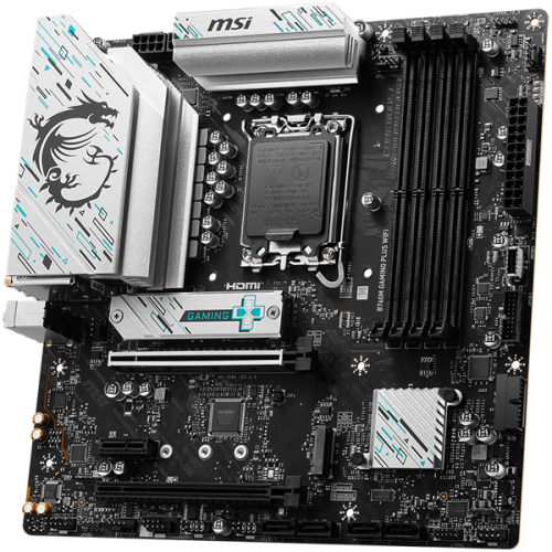 Дънна платка MSI Main Board Desktop B760M GAMING PLUS WIFI, LGA 1700, 4xDDR5, mATX