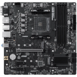 MSI PRO B550M-P, M-ATX, Socket AM4, 4 DIMM, Dual Channel DDR4 up to 4400+(OC)MHz, 1x PCIe 4.0 x16 slot, 2x M.2 slots, 4x USB 3.2 Gen 1, 2x USB 2.0, 1x HDMI,1x DP, 1x VGA, 1G LAN, 7.1 Audio, 3Y