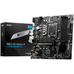 Дънна платка MSI PRO B760M-P, mATX, LGA 1700, Dual Channel DDR5 6800