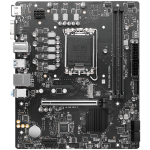 MSI PRO H610M-E, mATX, LGA 1700, Dual Channel DDR5 5600+MHz, 1x PCIe x16 slot, 1x M.2 slot, 1x HDMI, 1x VGA, 2x USB 3.2 Gen 1, 4x USB 2.0, 7.1 HD Audio, Realtek ALC897 Codec, 3Y MSI PRO H610M-E, mATX, LGA 1700, Dual Channel DDR5 5600+MHz, 1x PCIe x16 slot, 1x M.2 slot, 1x HDMI, 1x VGA, 2x USB 3.2 Gen 1, 4x USB 2.0, 7.1 HD Audio, Realtek ALC897 Codec, 3Y