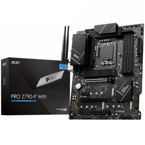 Дънна платка MSI PRO Z790-P WIFI, Socket 1700, Dual Channel DDR5 7000+MHz, 4x M.2 slot Дънна платка MSI PRO Z790-P WIFI, Socket 1700, Dual Channel DDR5 7000+MHz, 4x M.2 slot