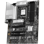 MSI PRO Z890-S WIFI6E, LGA 1851, Dual Channel DDR5 up to 8800(OC)MHz, 4x PCIe x16 slots, 3x M.2 slot, 6x USB 3.2 Gen 1, 1x USB 3.2 Gen 2x2 Type-C, 1x HDMI, 1x DP, 2.5Gbps LAN, WIFI6E, 7.1 Audio, 3Y MSI PRO Z890-S WIFI6E, LGA 1851, Dual Channel DDR5 up to 8800(OC)MHz, 4x PCIe x16 slots, 3x M.2 slot, 6x USB 3.2 Gen 1, 1x USB 3.2 Gen 2x2 Type-C, 1x HDMI, 1x DP, 2.5Gbps LAN, WIFI6E, 7.1 Audio, 3Y