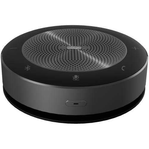 Prestigio Solutions Video Conferencing Speakerphone Alpha: 5W, 6 mic, 5m (Radius), Wireless charging, Connection via USB Type-C, AUX or BT4.2+EDR Prestigio Solutions Video Conferencing Speakerphone Alpha: 5W, 6 mic, 5m (Radius), Wireless charging, Connection via USB Type-C, AUX or BT4.2+EDR