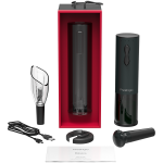 Отварачка за вино Bolsena, Electric wine opener with Prestigio Logo, aerator , vacuum preserver, Black color Отварачка за вино Bolsena, Electric wine opener with Prestigio Logo, aerator , vacuum preserver, Black color